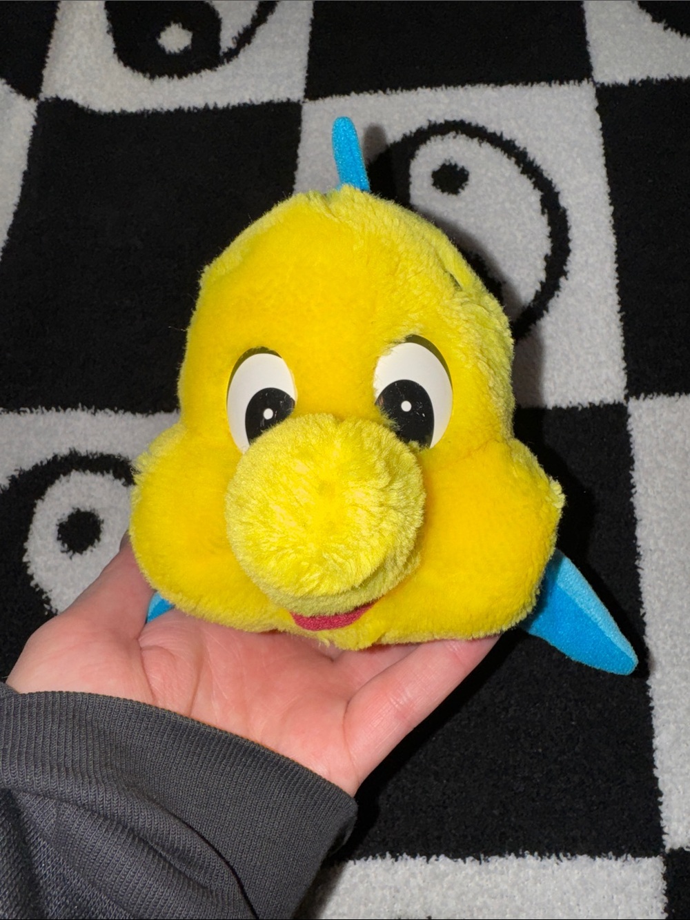 Vintage little Mermaid Flounder Stuffed Animal